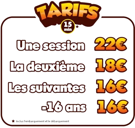 Tarifs BattleKart